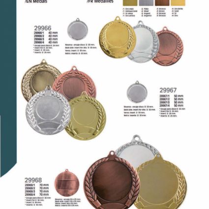 Medallas Línea P